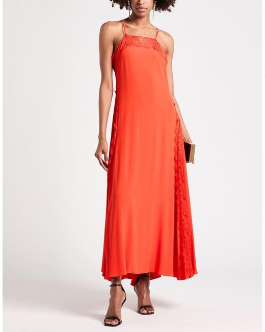 Erika Cavallini Semi Couture Red Maxi Dresses