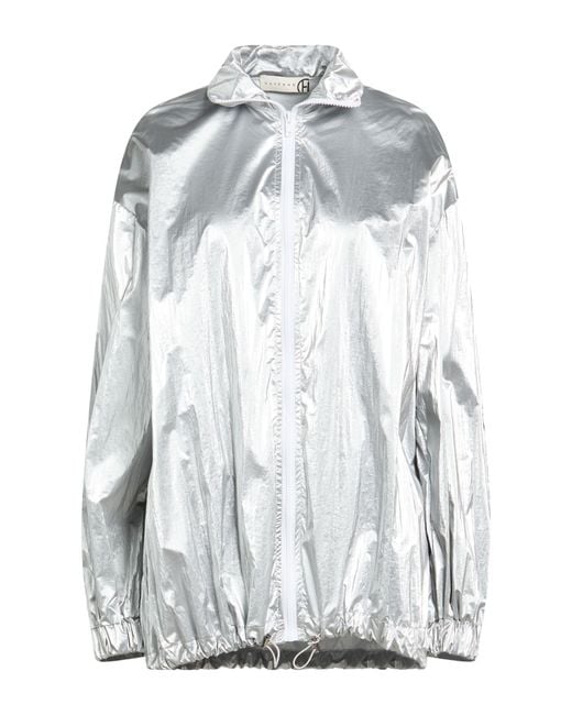 Haveone Gray Jacket Polyamide, Polyurethane