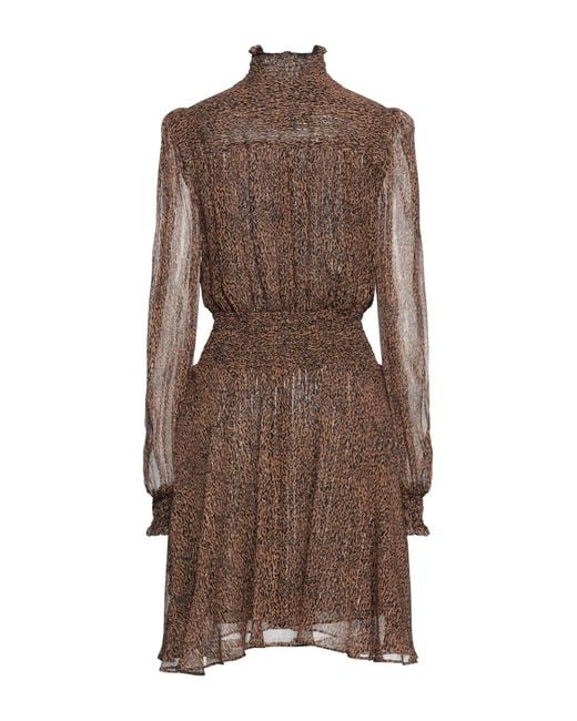 Pinko Brown Mini Dress