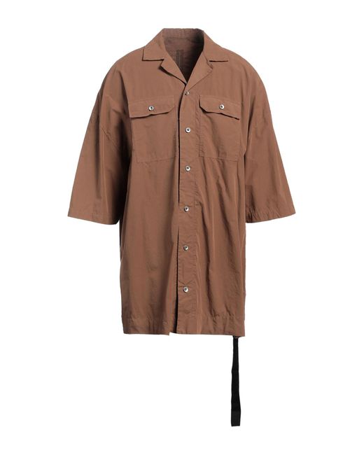 Camicia di Rick Owens in Brown da Uomo