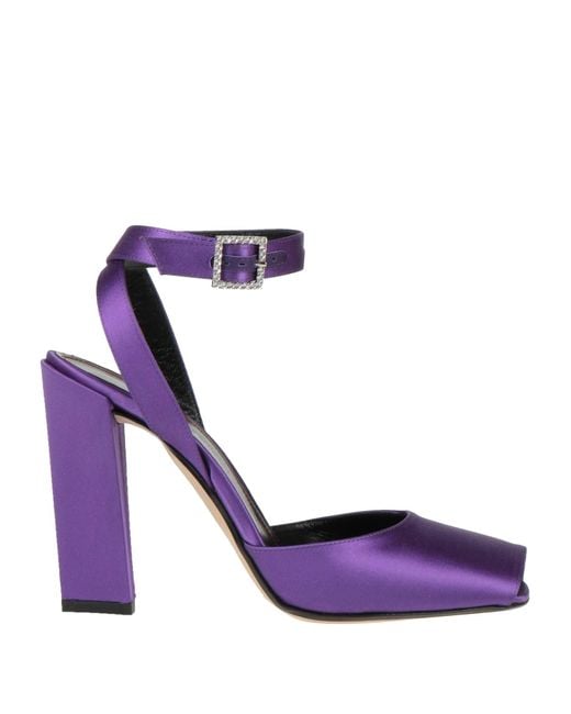 Victoria Beckham Purple Sandals