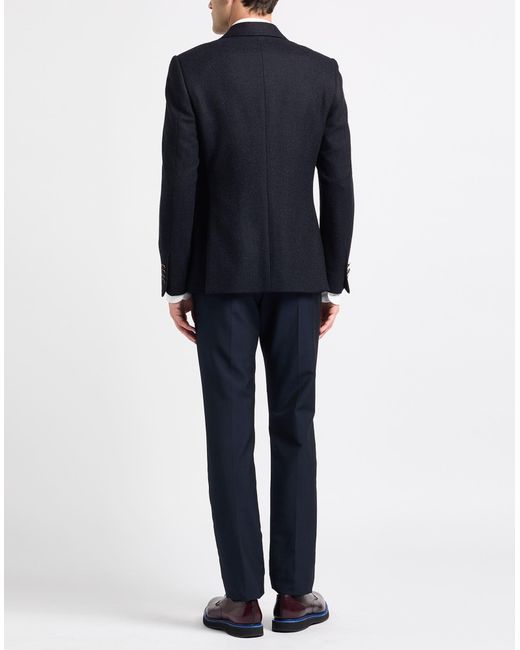 Lardini Black Midnight Blazer Wool, Polyester, Cashmere for men
