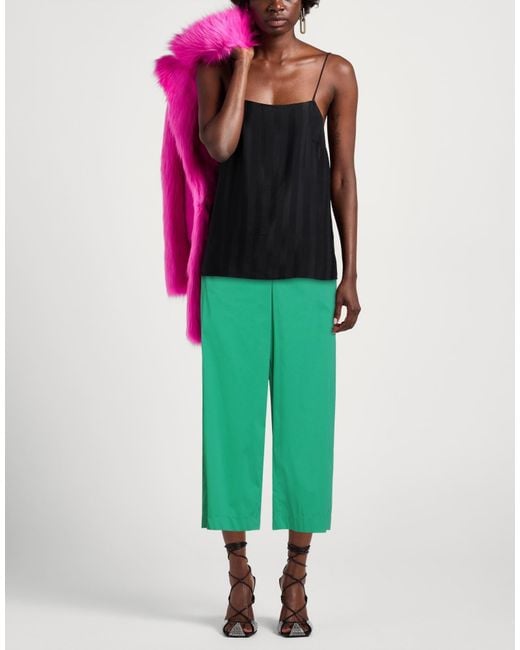 Jijil Green Pants Cotton, Polyamide, Elastane