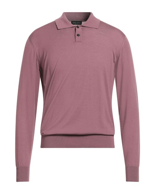Pullover Roberto Collina en coloris Purple