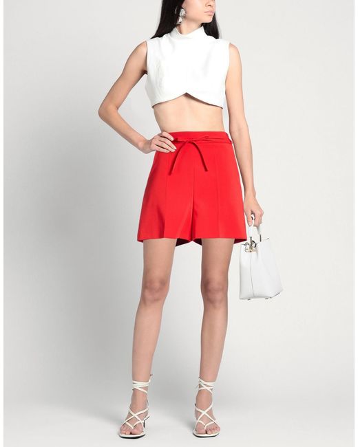 Patrizia Pepe Red Shorts & Bermuda Shorts