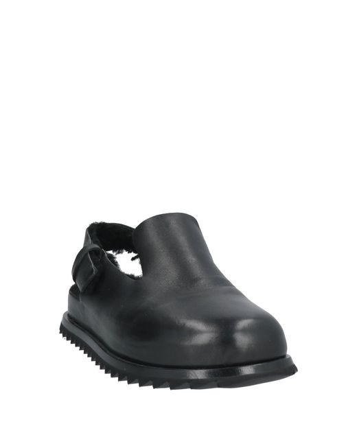 Officine Creative Black Mules & Clogs