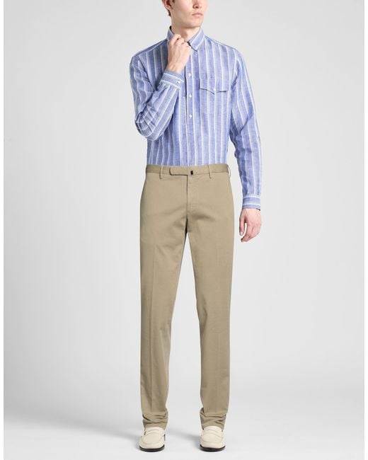 Incotex Natural Camel Pants Cotton, Elastane for men