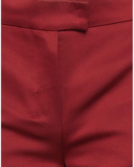 Max Mara Red Trouser