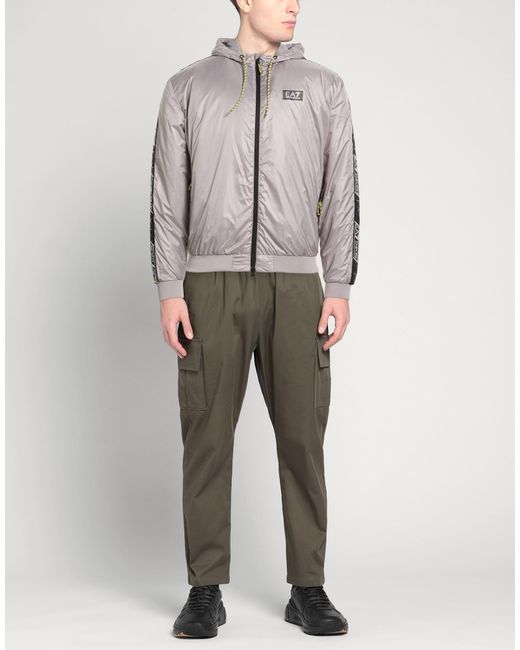 EA7 Gray Jackets for men