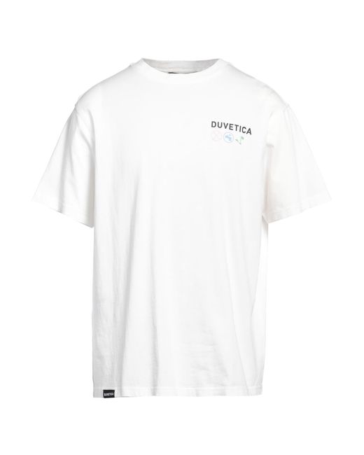 Duvetica White T-shirt for men