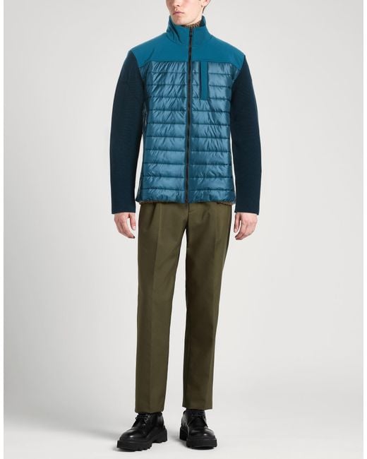Paul & Shark Blue Deep Puffer Nylon, Wool for men