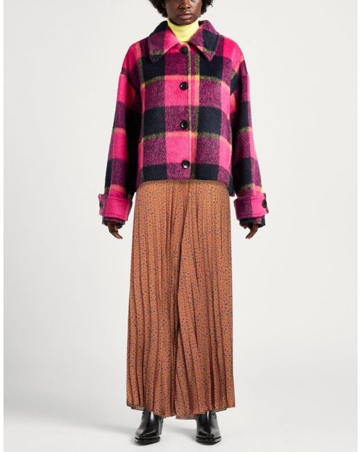 Siste's Brown Pants Polyester