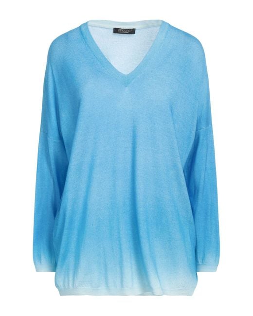 Aragona Blue Azure Sweater Merino Wool