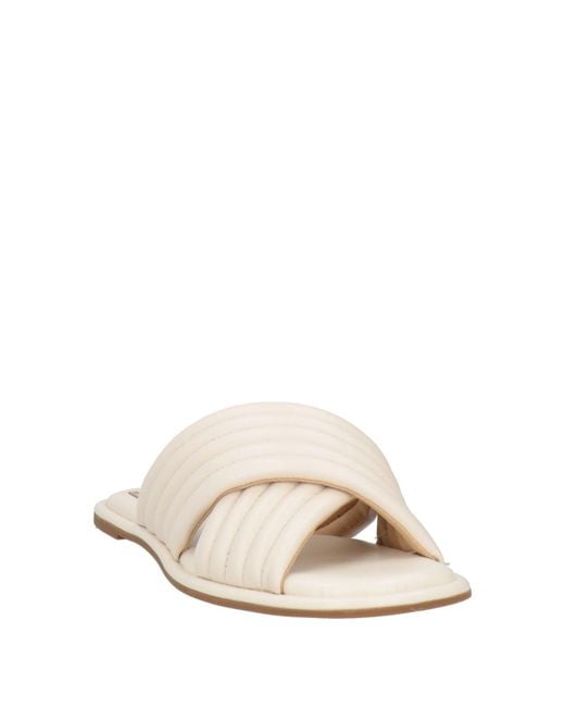 MICHAEL Michael Kors White Sandals Leather