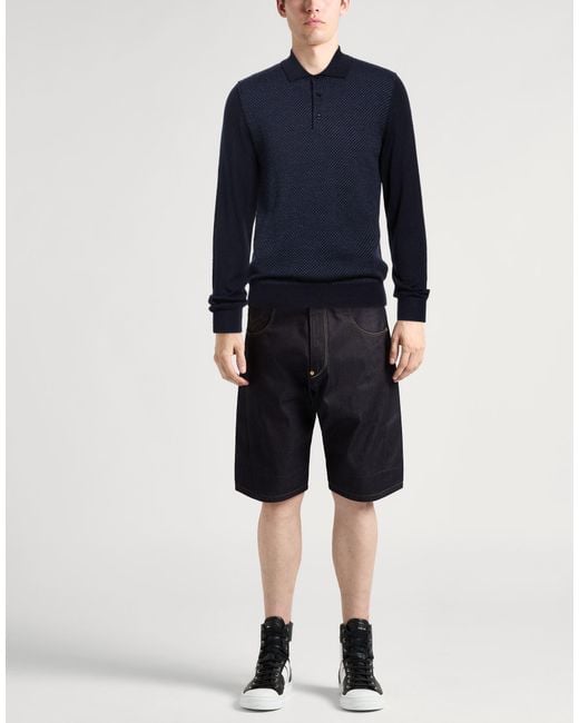 Canali Pullover in Blue für Herren