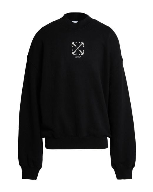 Off-White c/o Virgil Abloh Black Sweatshirt Cotton for men