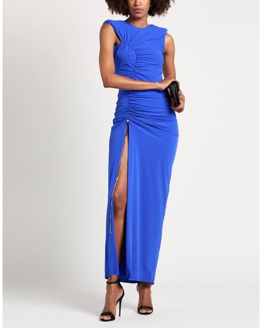 Danamé Blue Maxi Dress Polyamide, Elastane