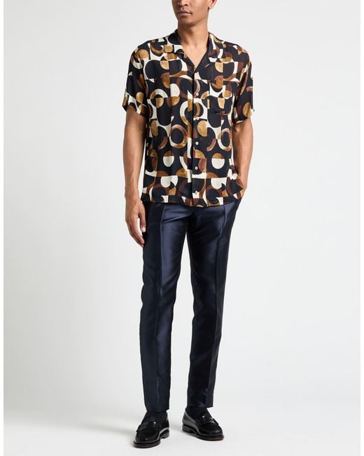 Dolce & Gabbana Blue Pants Silk for men