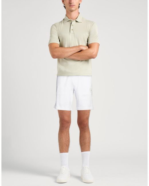 ARMANI EXCHANGE White Shorts & Bermuda Shorts Cotton for men