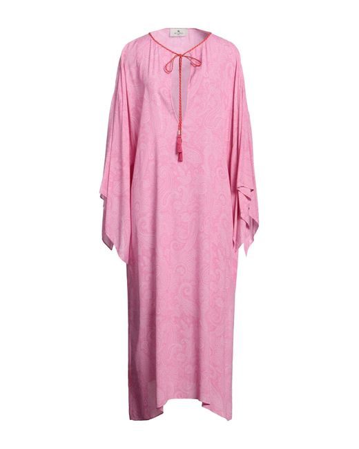 Etro Pink Midi-Kleid