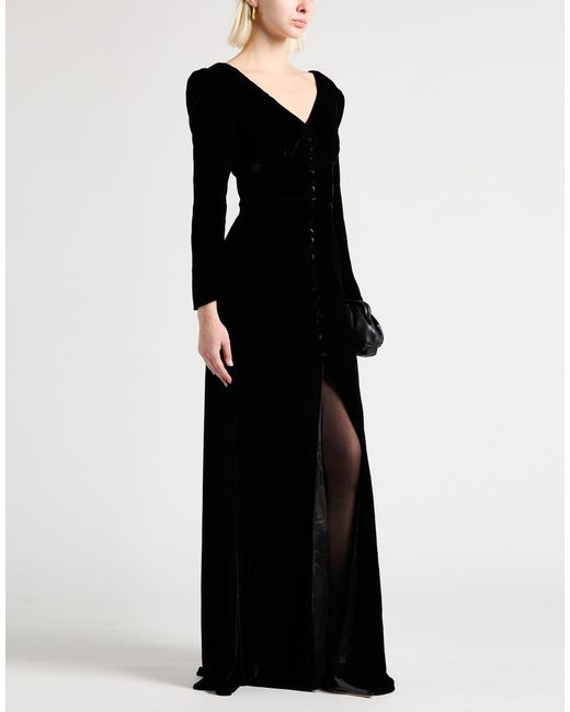 Saloni Black Maxi Dresses