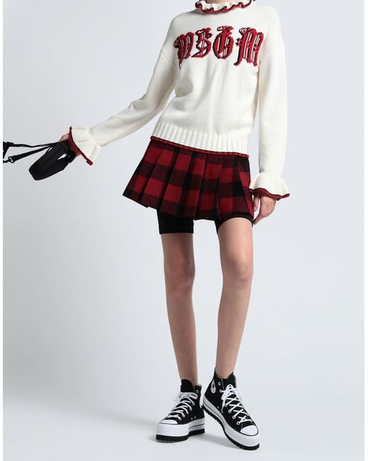 DSquared² Red Mini Skirt