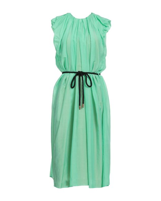 Alysi Green Midi Dress