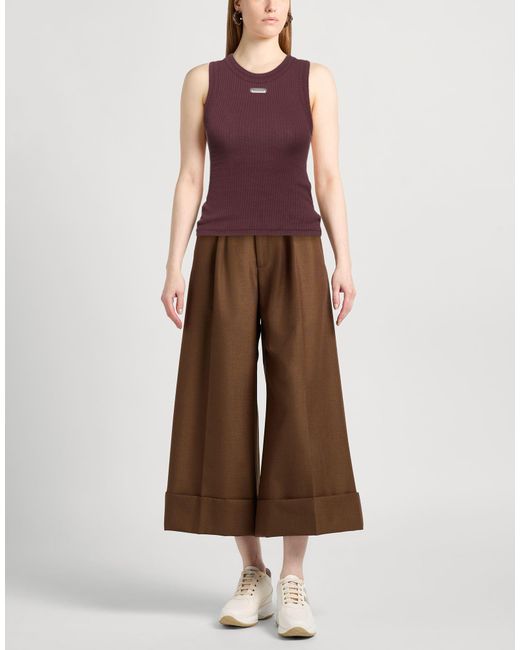 McQueen Purple Burgundy Tank Top Cotton