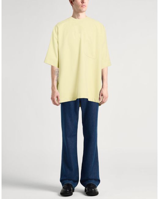 Jil Sander Yellow Shirt Polyester for men