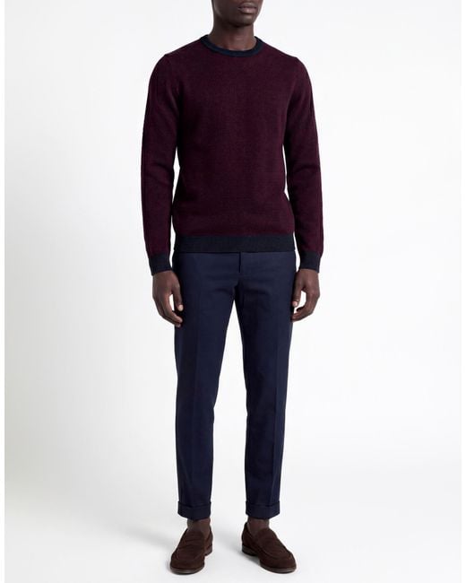 Zanone Red Sweater Virgin Wool for men