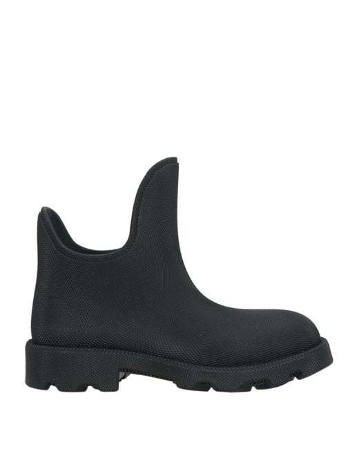 Burberry Black Ankle Boots Rubber