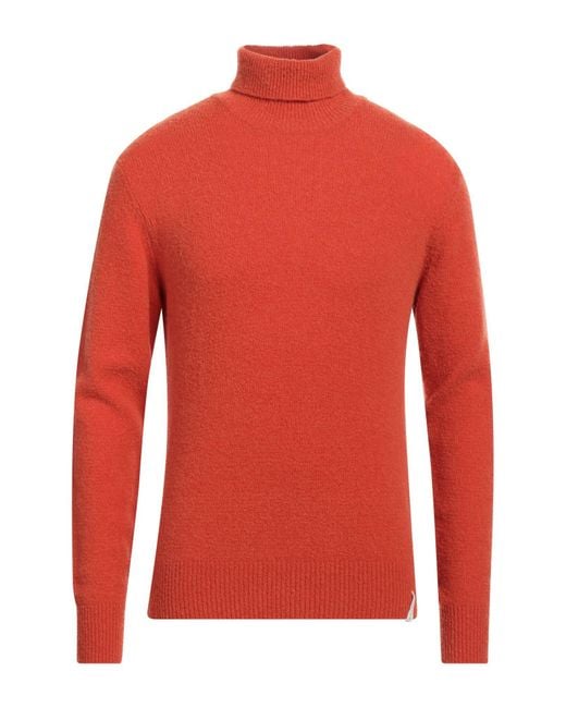 Brooksfield Red Turtleneck for men