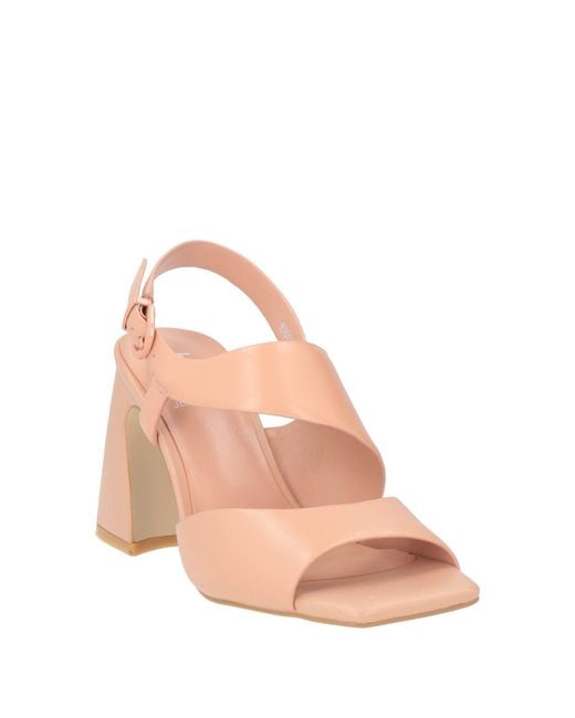 Jeannot Pink Sandals Leather