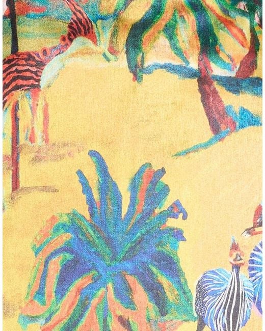 Stella Jean Yellow Mini Skirt Polyester