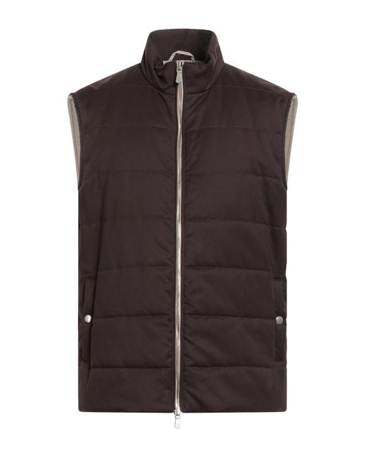 Eleventy Brown Gilet for men