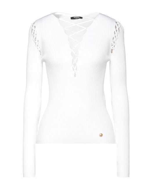 Pullover Balmain en coloris White