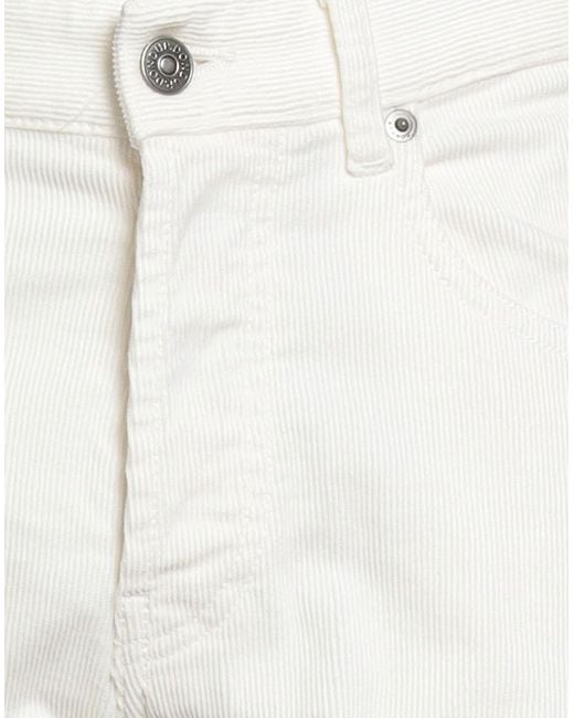 Dondup White Trouser for men