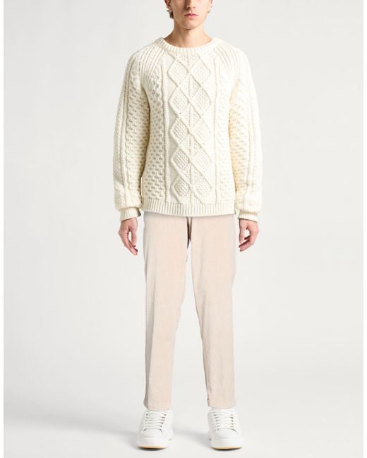 Jack & Jones Natural Pants Studio Pants Cotton, Recycled Cotton, Elastane for men