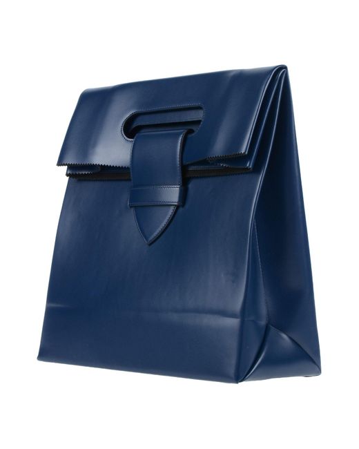 Golden Goose Deluxe Brand Blue Backpack