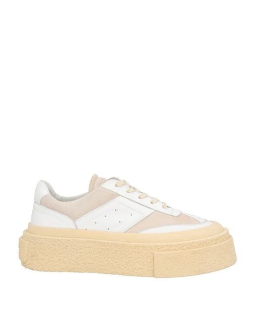 MM6 by Maison Margiela Natural Sneakers Leather for men