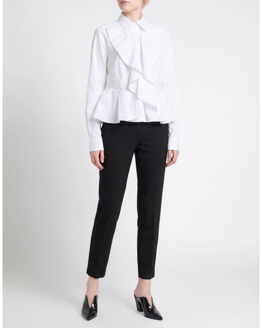 Alberta Ferretti White Shirt Cotton, Elastane