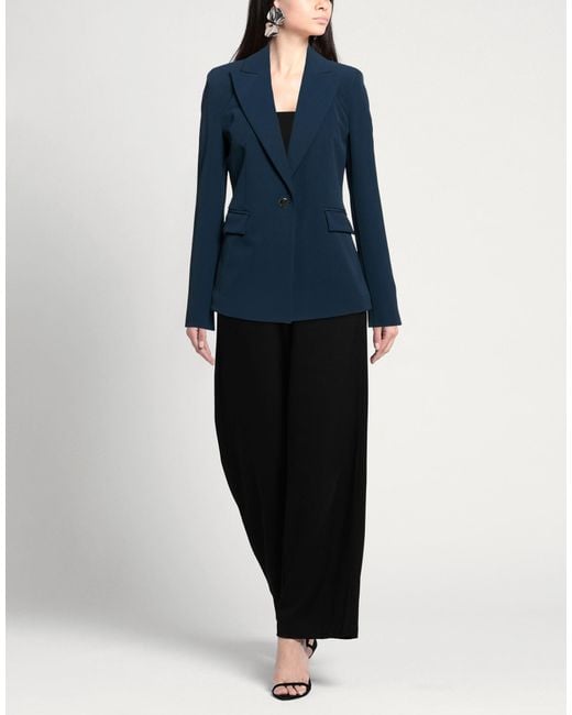 HOPE SKY Blue Blazer Polyester, Elastane
