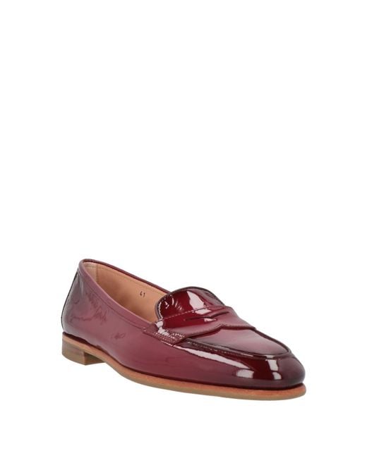 Santoni Red Loafer