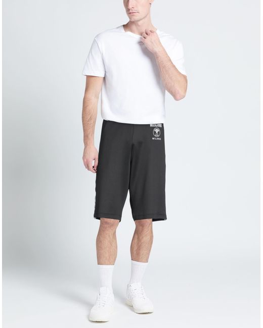 Moschino Gray Shorts & Bermuda Shorts for men