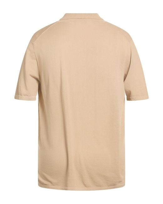 Roberto Collina Natural Polo Shirts for men