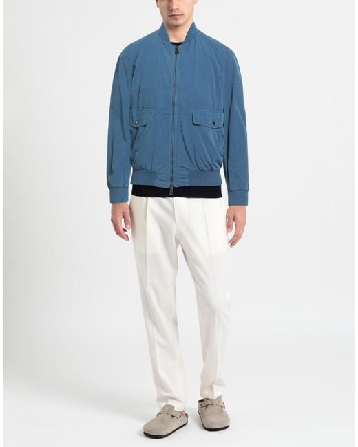 Schneiders Salzburg Blue Jacket Cotton, Polyamide, Viscose for men