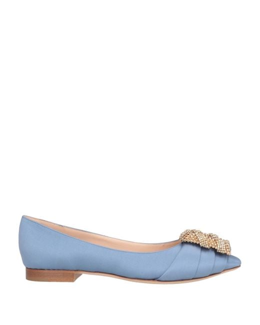 Rodo Blue Ballet Flats