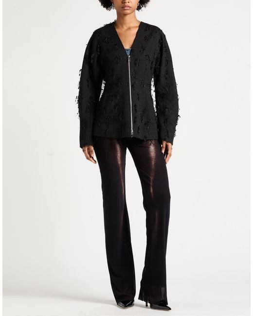 Ganni Black Jacket Organic Cotton, Polyester, Recycled Polyester