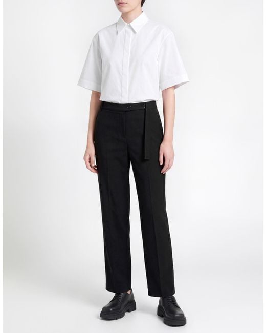 Diana Gallesi Black Pants Polyester, Viscose, Elastane
