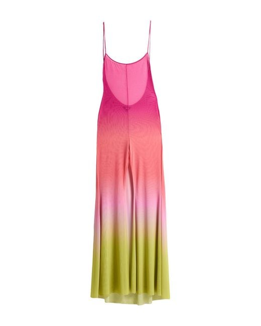 Gcds Pink Fuchsia Jumpsuit Polyamide